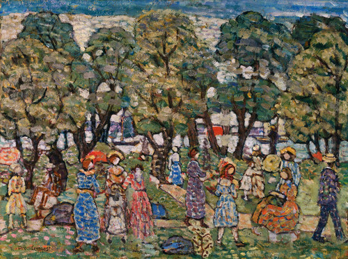 Art Prints of Under the Trees by Maurice Prendergast