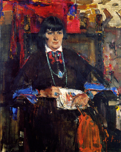 Art Prints of Portrait of Mabel Dodge Luhan by Nicolai Fechin