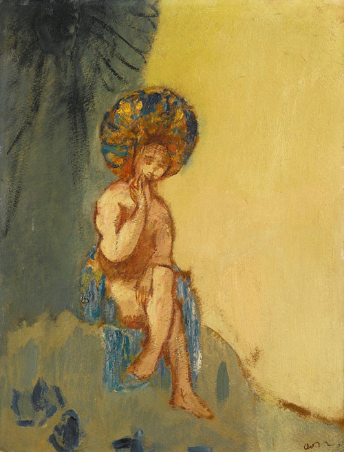 Art Prints of Small Bather by Odilon Redon