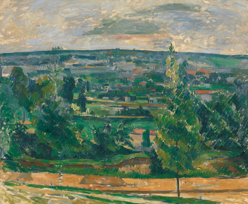 Art Prints of Landscape from Jas de Bouffan by Paul Cezanne