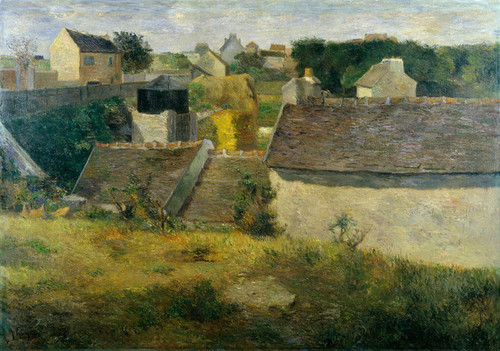 Art Prints of Houses at Vaugirard by Paul Gauguin