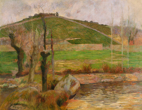 Art Prints of Landscape near Pont Aven by Paul Gauguin