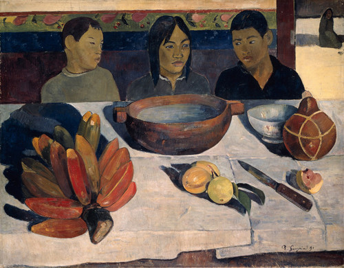 Art Prints of The Meal by Paul Gauguin