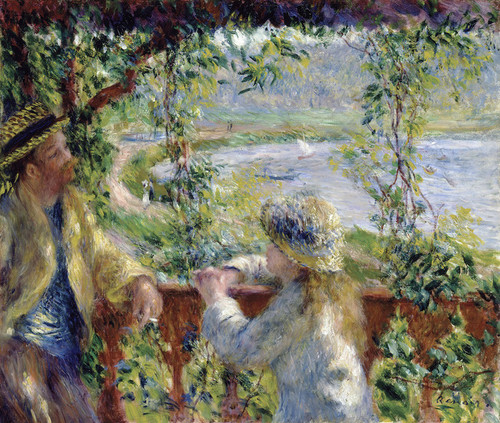 Art Prints of By the Water or Near the Lake by Pierre-Auguste Renoir
