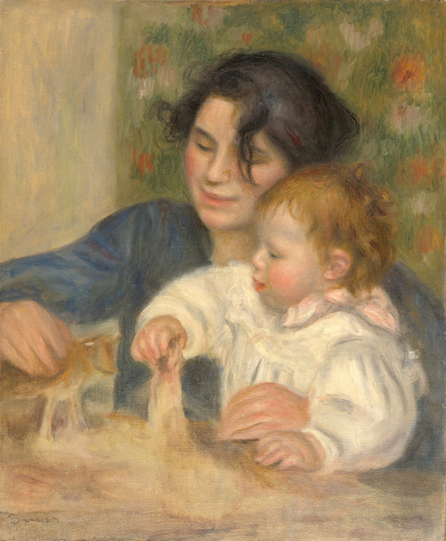 Art Prints of Gabrielle and Jean by Pierre-Auguste Renoir