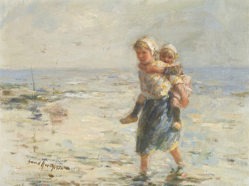 Art Prints of By the Shore by Robert Gemmell Hutchison