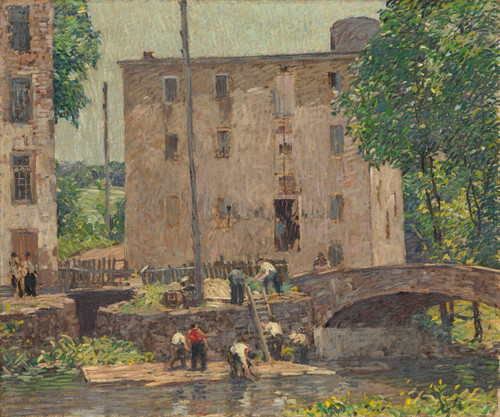 Art Prints of Repairing the Bridge by Robert Spencer