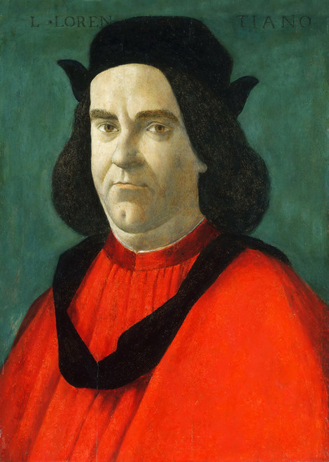 Art Prints of Portrait of Lorenzo di Ser Piero Lorenzi by Sandro Botticelli