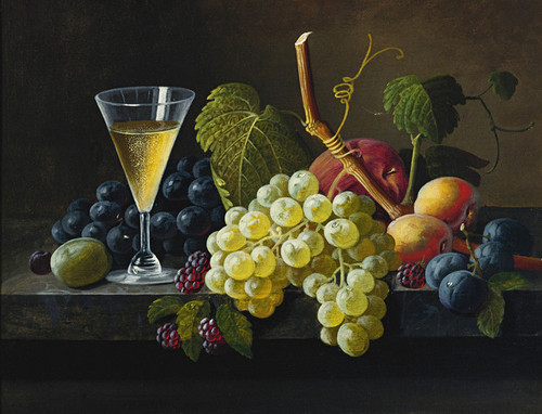 Art Prints of Still Life with Champagne by Severin Roesen