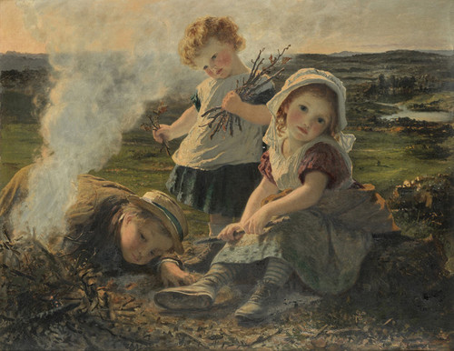 Art Prints of The Bonfire by Sophie Anderson
