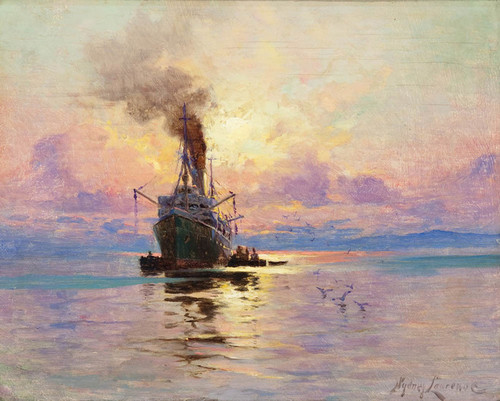 Art Prints of Fishing Vessel at Sea by Sydney Laurence