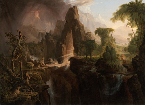Art Prints Of Expulsion From The Garden Of Eden By Thomas Cole