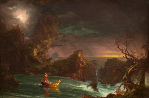 Art Prints of Voyage of Life, Manhood by Thomas Cole