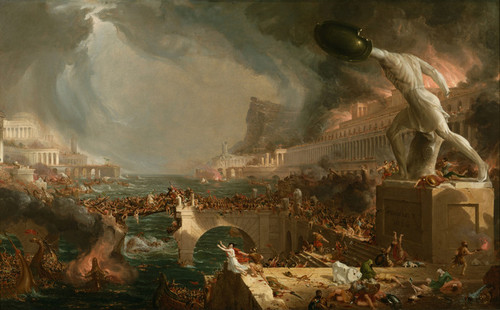 Art Prints of The Course of Empire, Destruction, 1836, by Thomas Cole