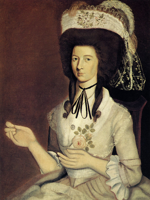 Art Prints of Mrs. John Mix by an Unknown Artist