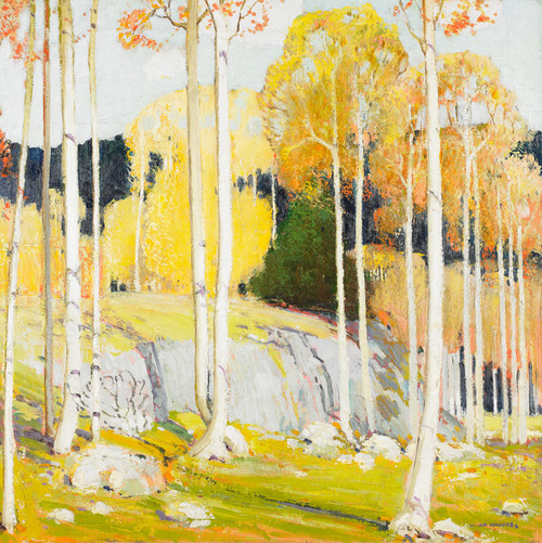 Art Prints of Aspen Forest by Victor Higgins