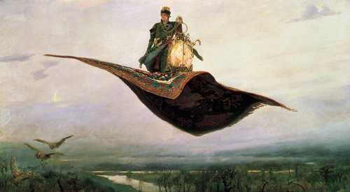 Art Prints of Flying Carpet by Viktor Vasnetsov