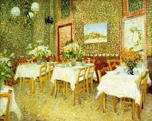 Art Prints of Interior of a Restaurant, 1887 by Vincent Van Gogh