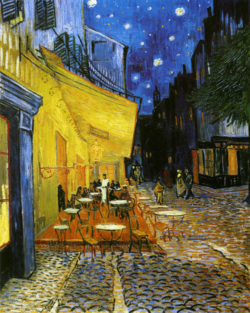 Art Prints Of The Cafe Terrace Arles At Night By Van Gogh Art Prints Of The Cafe Terrace Arles At Night By Van Gogh