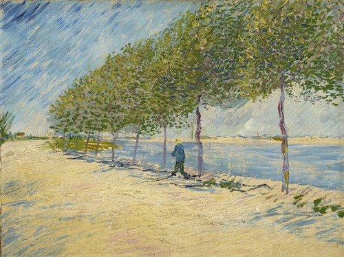 Art Prints of Along the Seine by Vincent Van Gogh