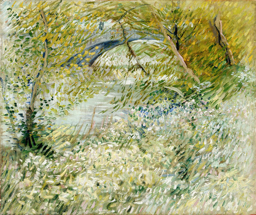 Art Prints Of River Bank In Springtime By Van Gogh