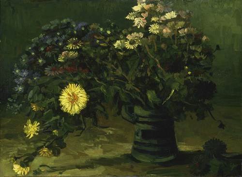 Art Prints of Still Life with a Bouquet of Daisies by Vincent Van Gogh