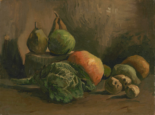 Art Prints of Still Life with Vegetables and Fruit by Vincent Van Gogh