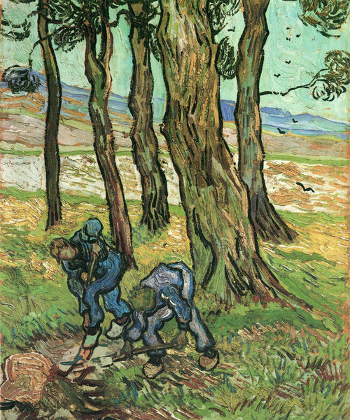 Art Prints of The Diggers by Vincent Van Gogh