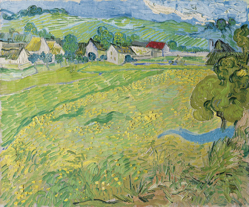 Art Prints of View of Vessenots Near Auvers by Vincent Van Gogh