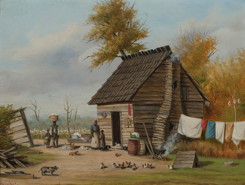 Art Prints of Outside the Cabin by William Aiken Walker