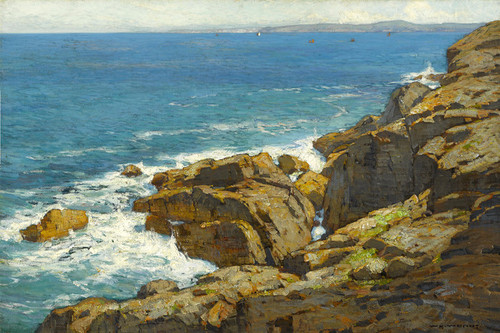 Art Prints of Vibrant Coast by William Wendt