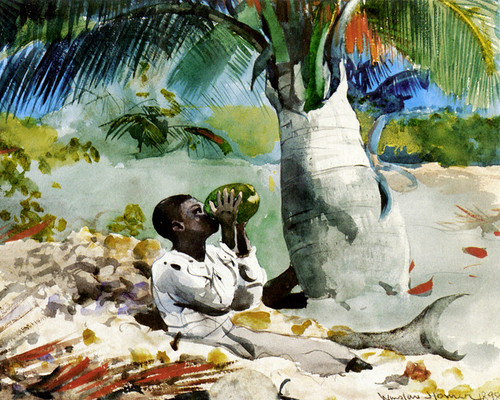 Art Prints of Under the Coco Palm by Winslow Homer