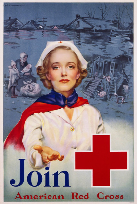 Art Prints of Join the American Red Cross, War & Propaganda Posters