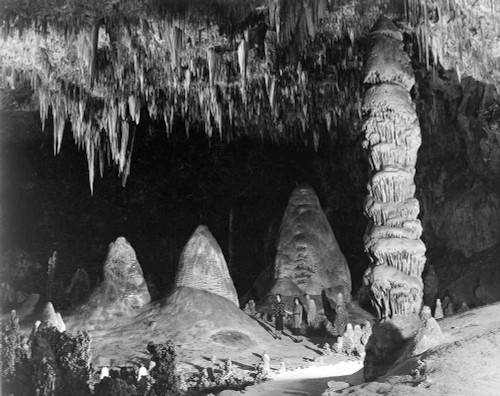 Art prints of The Rock of Ages in the Big Room, Carlsbad Caverns National Park, New Mexico 