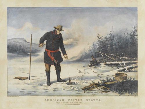 Art prints of American Winter Sports by Currier and Ives