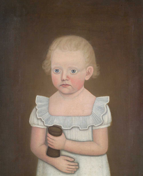 Art prints of Portrait of a Young Child in White by John Brewster Jr.