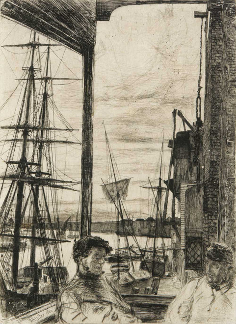 Art prints of Rotherhithe by James Abbott McNeill Whistler