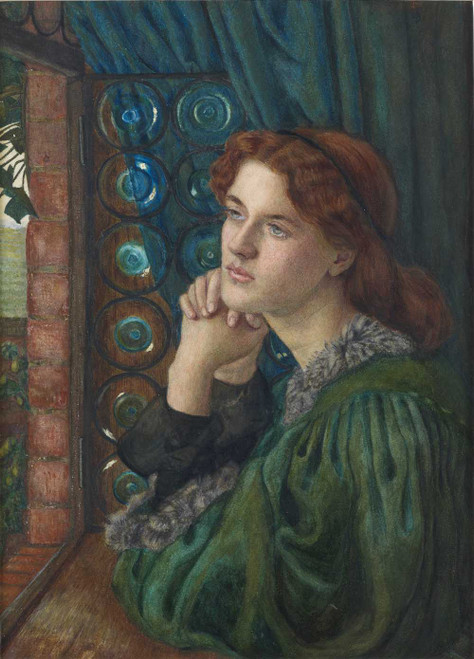 Art prints of Mariana by Marie Spartali Stillman