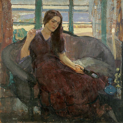 Art Prints of Young Woman by Richard Edward Miller