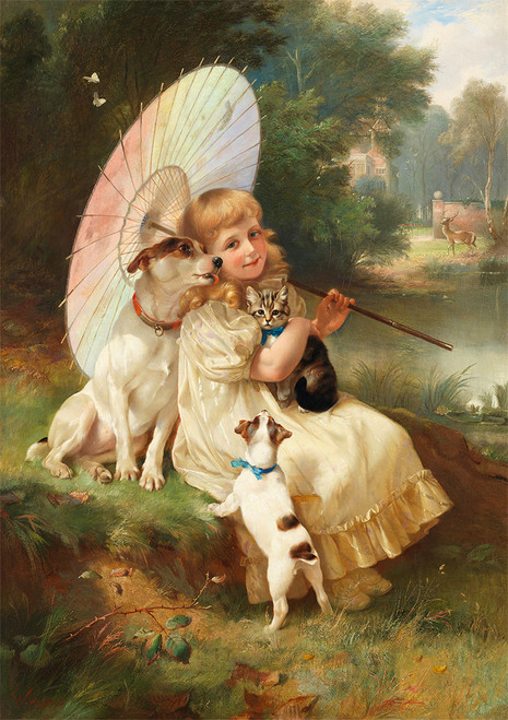 Art Prints of Divided Affection by Walter Hunt