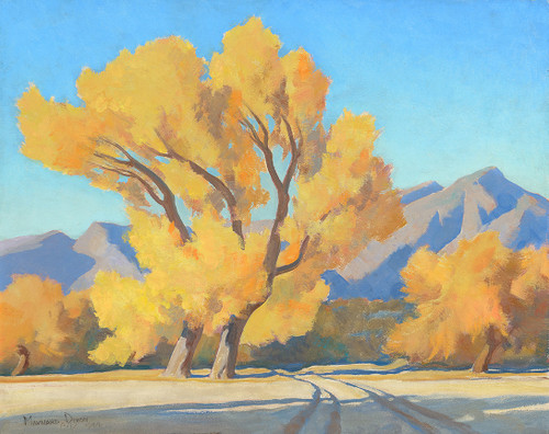 Art Prints of Desert Cottonwoods by Maynard Dixon