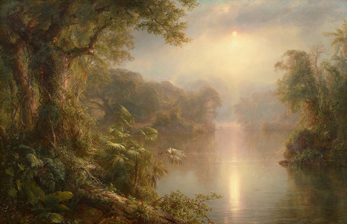 Art Prints of El Rio de Luz, River of Light by Frederic Edwin Church