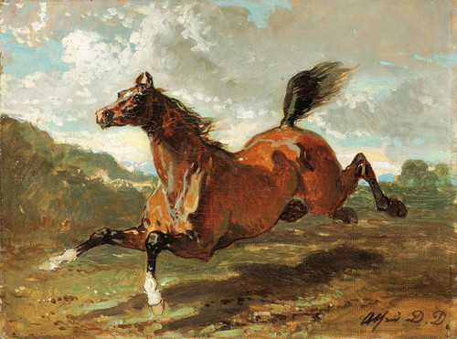 Art Prints of Galloping Horse by Alfred de Dreux