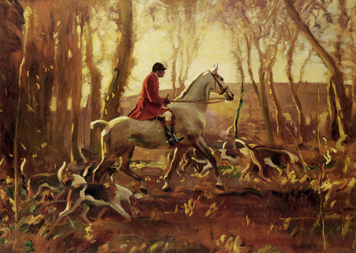 Art Prints of Ned Osbert on Grey Tick by Alfred James Munnings