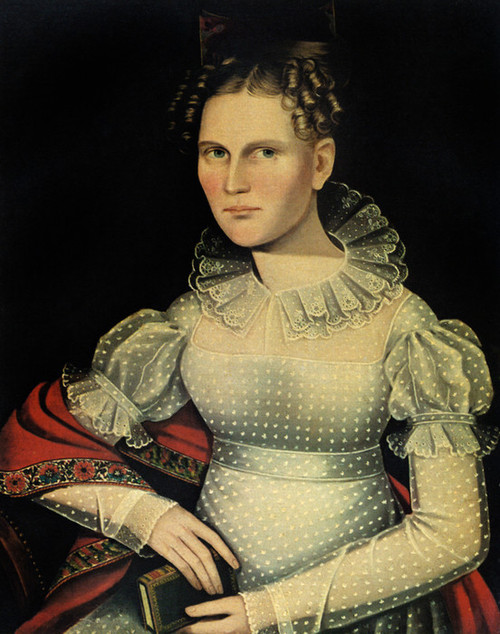 Art Prints of A Lady, 1825 by Ammi Phillips