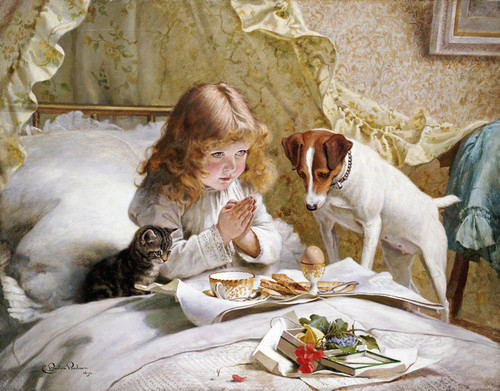 Tableau Sur Toile Charles Burton Barbier - Suspense - Décoration Murale UK