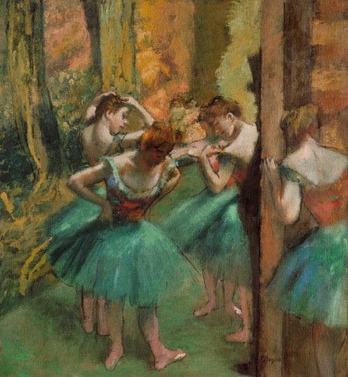 Dancers, Pink and Green by Edgar Degas | Fine Art Print