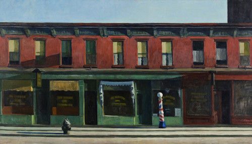 Art Prints of Early Sunday Morning by Edward Hopper