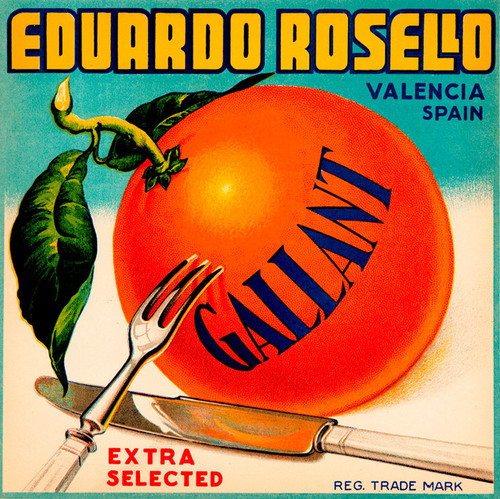 Art Prints of 059 Eduardo Rosello Gallant, Fruit Crate Labels