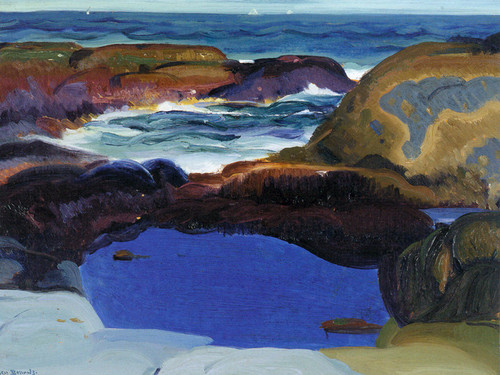 Evening Blue oil painting reproduction by George Wesley Bellows